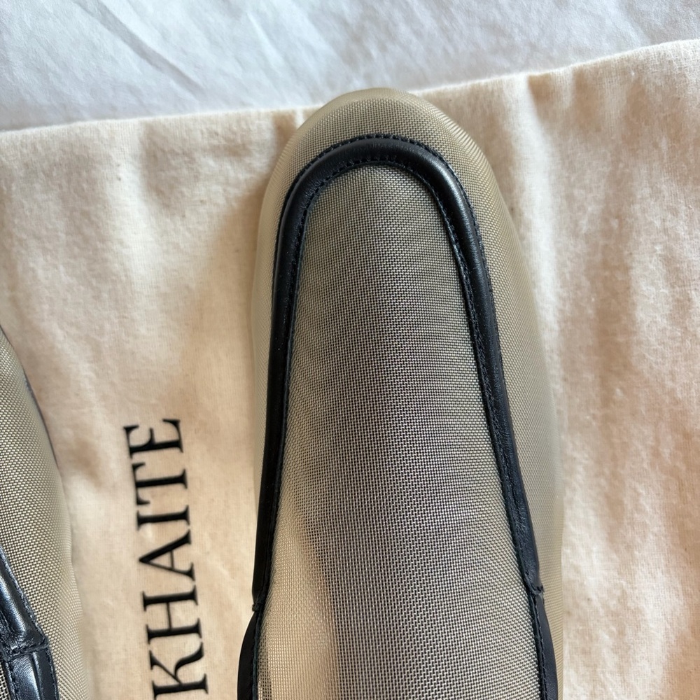 Khaite // NEW Alessia Mesh Leather Loafers - Picture 6 of 11